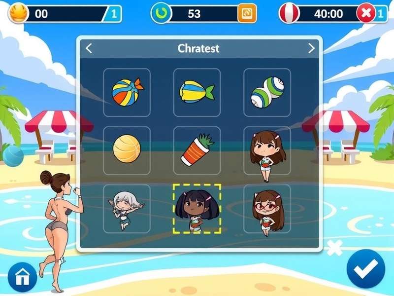 Volley Beach Magic character selection