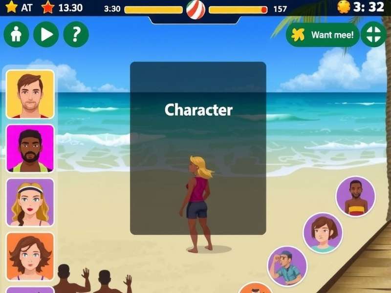 Volley Beach Magic gameplay screenshot